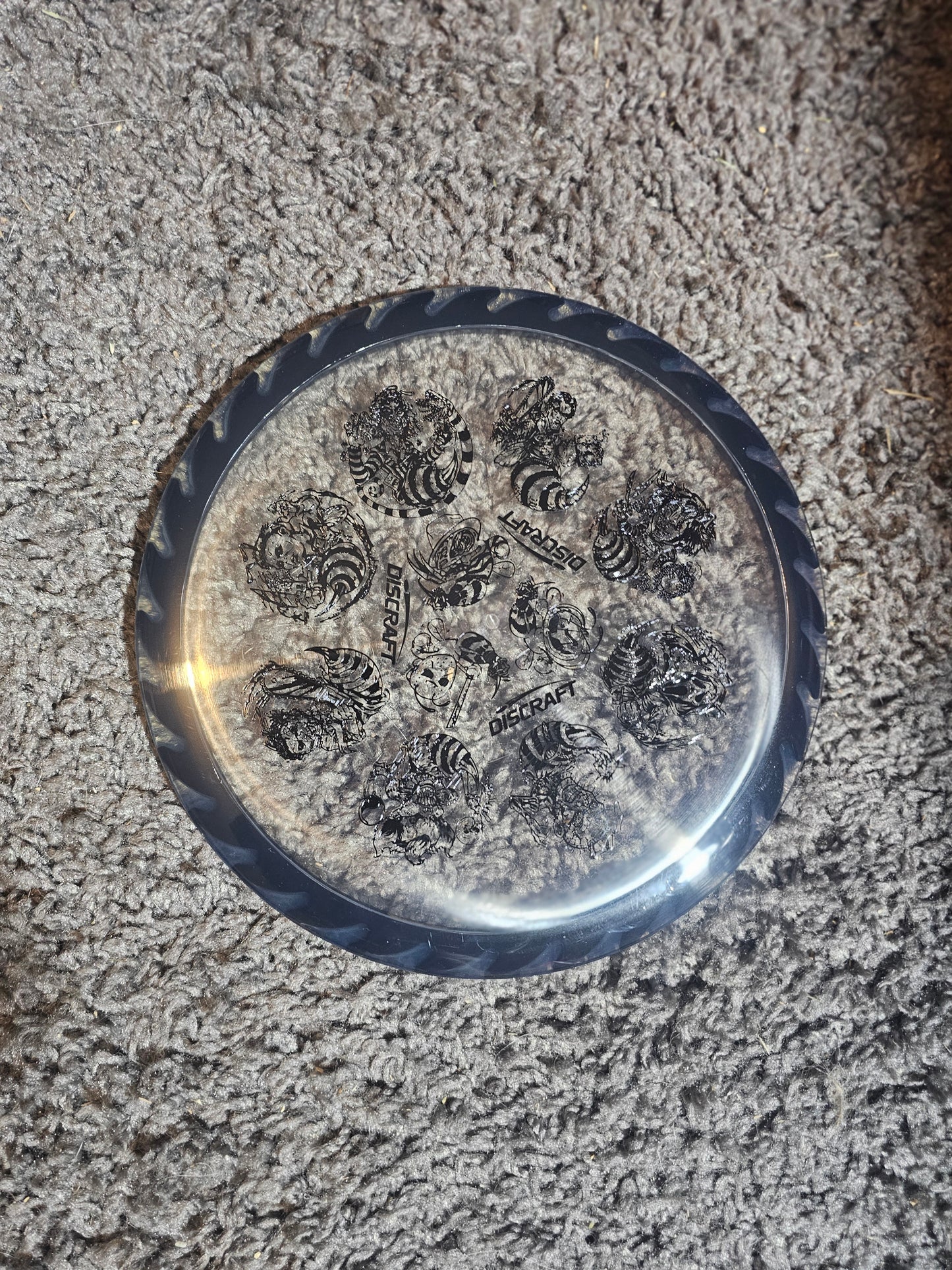 Halloween Buzzzsaw Black/clear