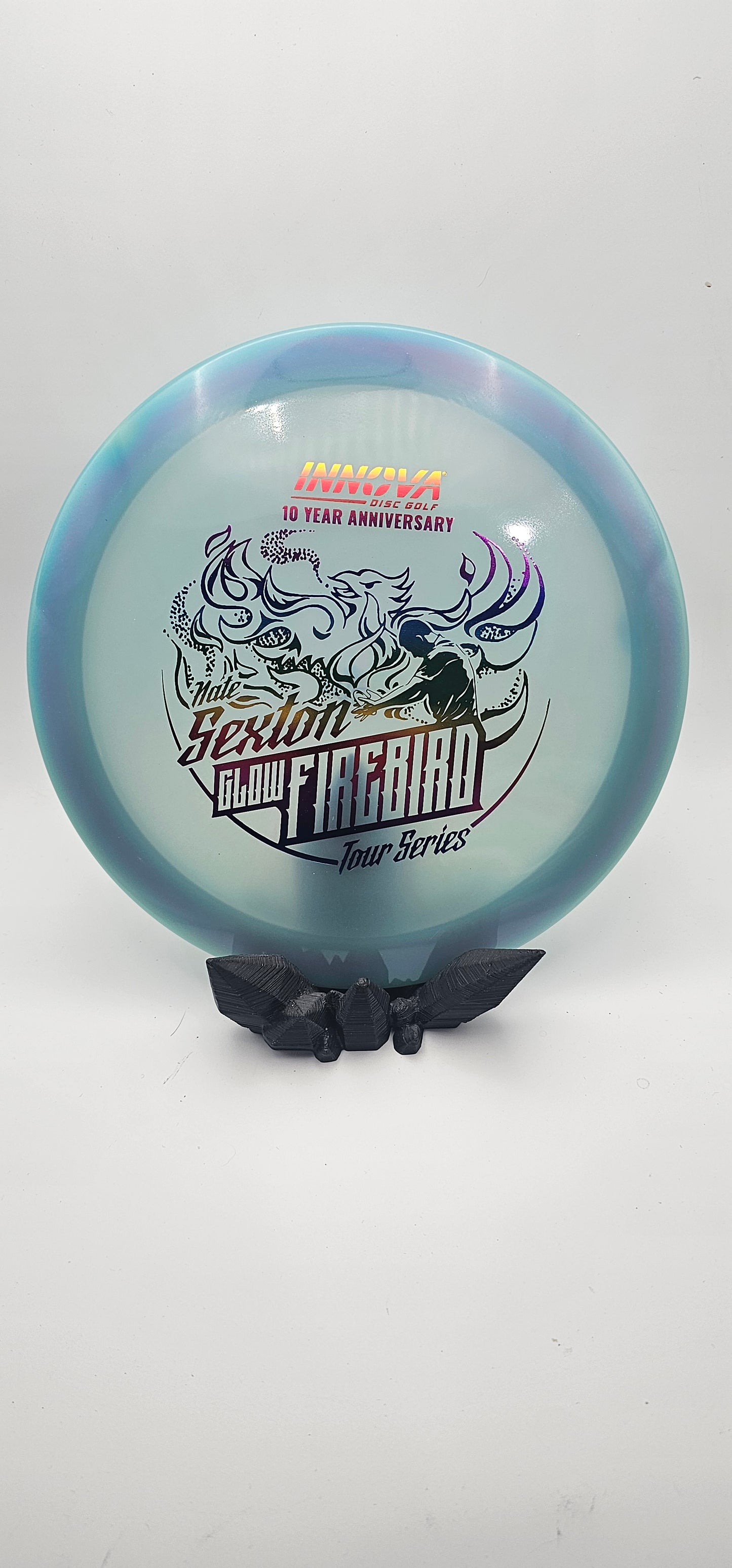 Innova - Firebird - Blue - Proto Glow - rainbow foil - 10th anniversary Sexton firebird