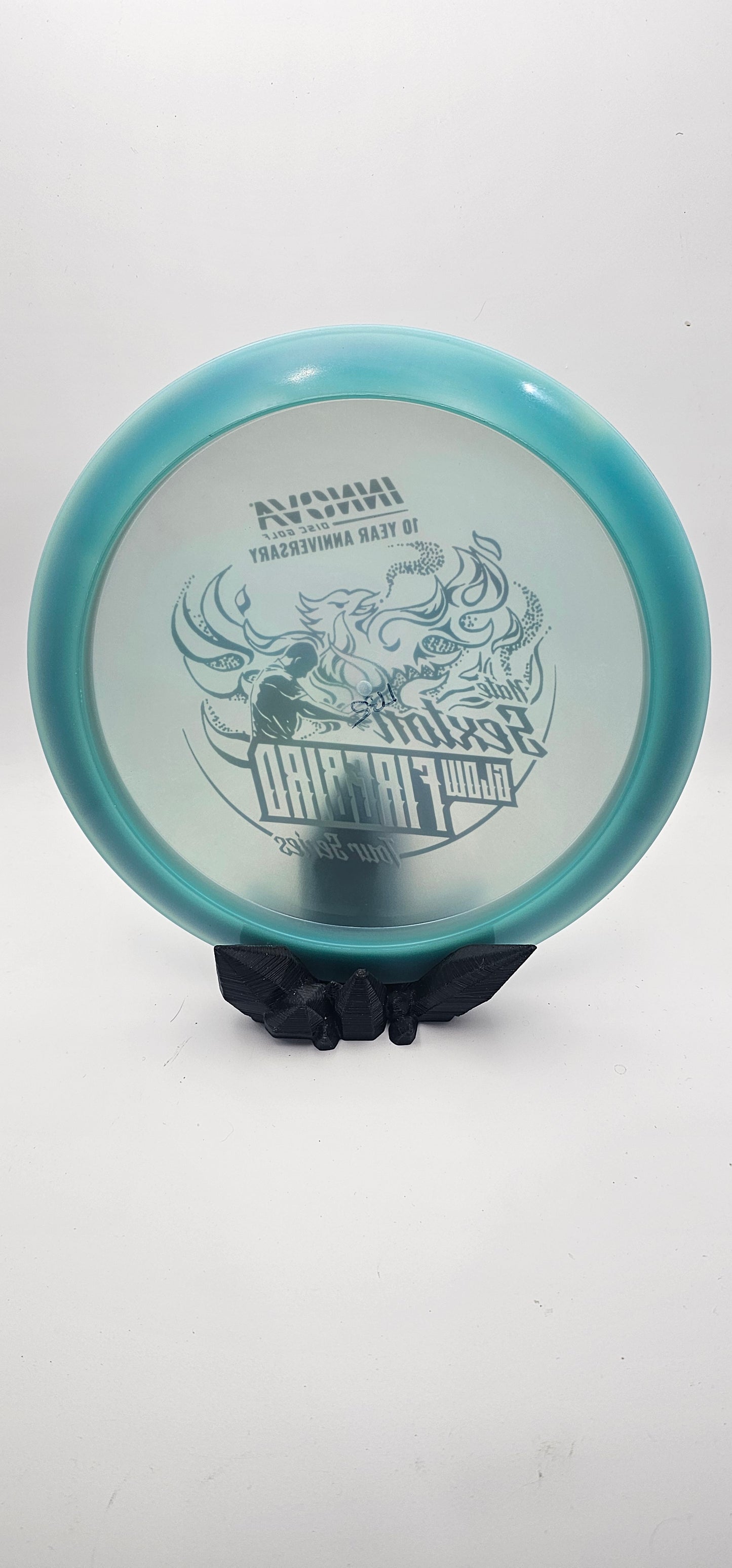 Innova - Firebird - Blue - Proto Glow - rainbow foil - 10th anniversary Sexton firebird