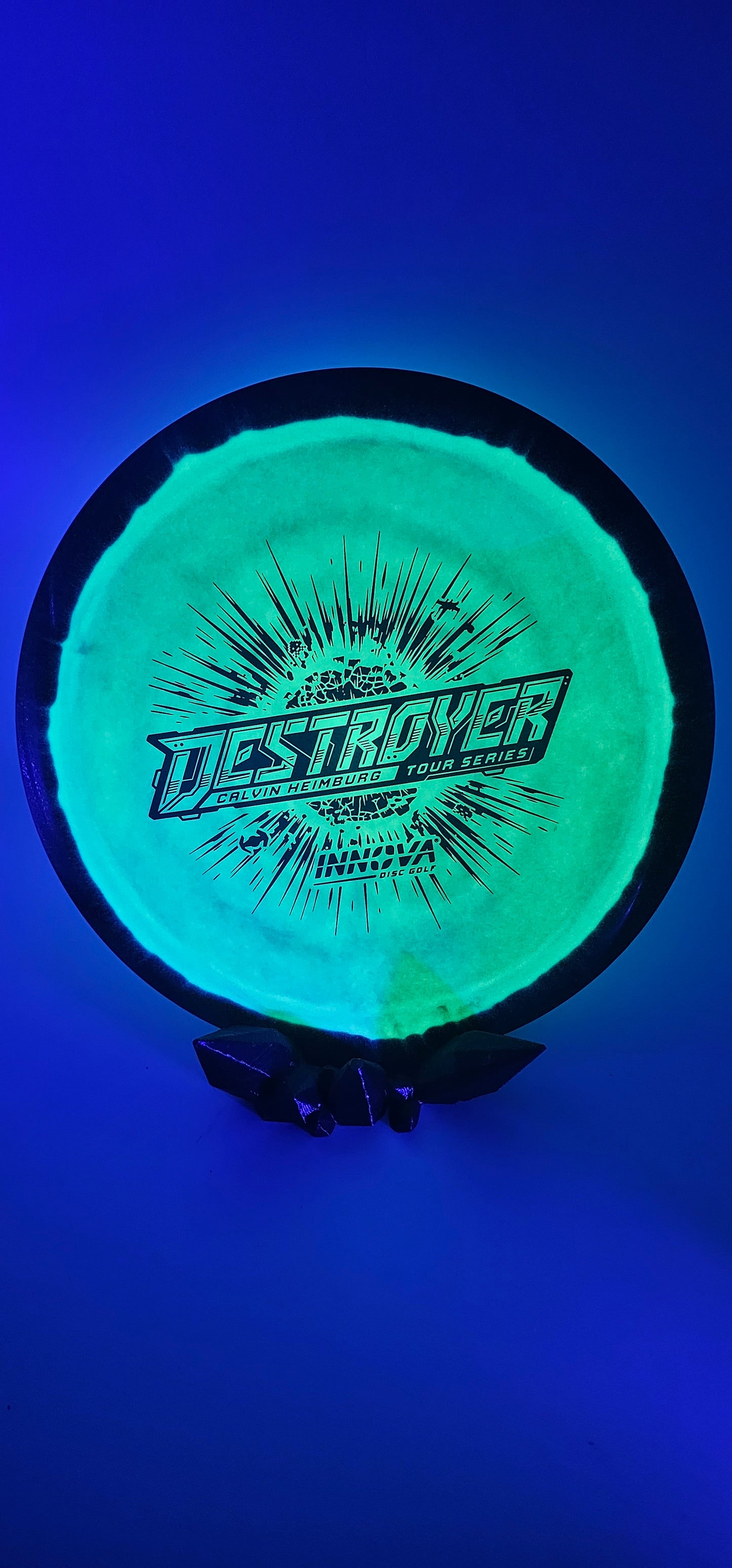 Innova - Destroyer - Proto Glow black - Green glow - 173-175g - blue foil