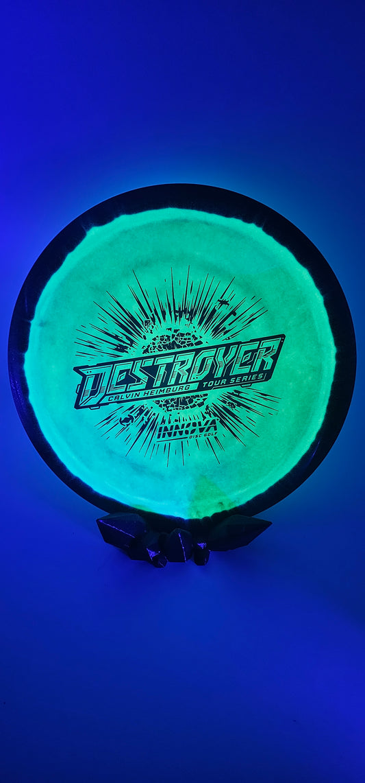 Innova - Destroyer - Proto Glow black - Green glow - 173-175g - blue foil