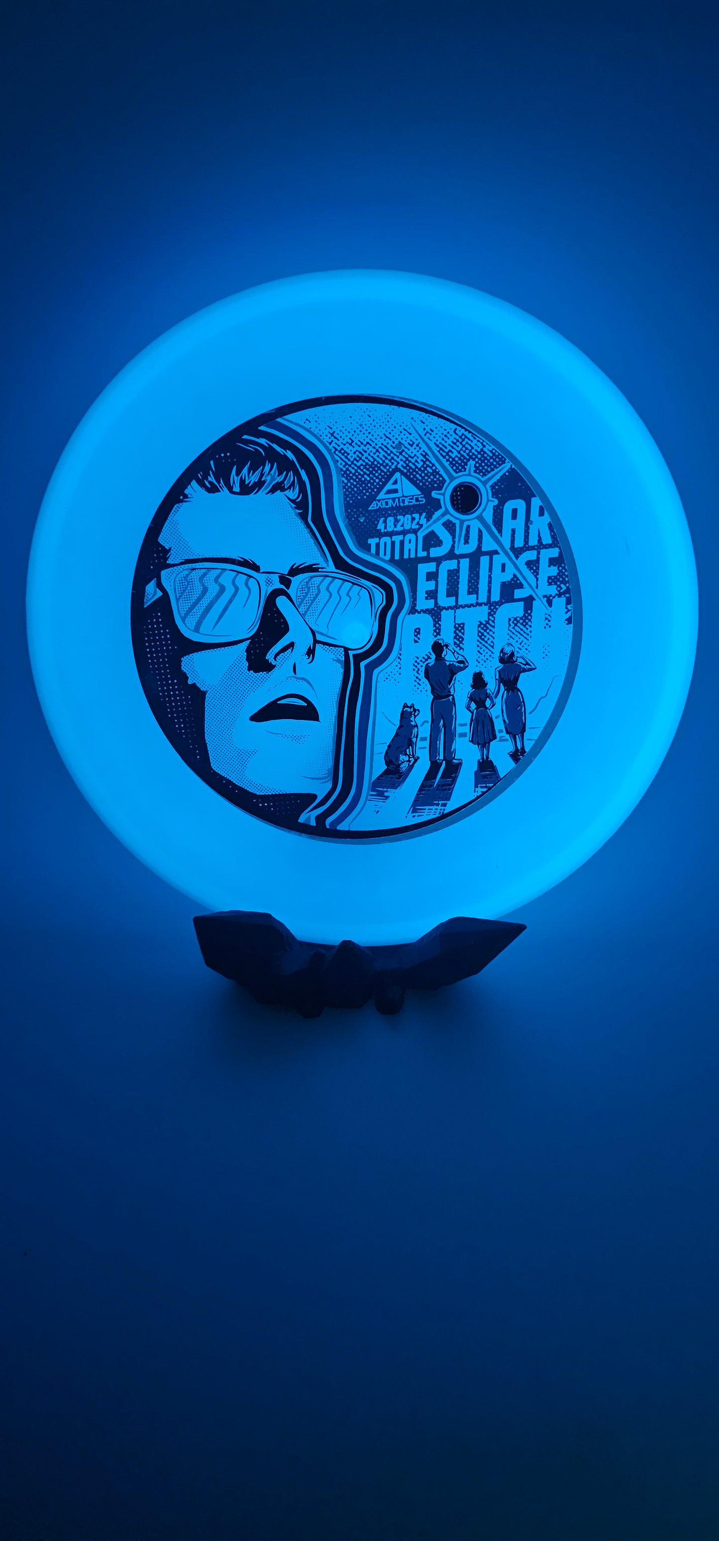 Axiom - Pitch- Total eclipse - Blue glow - 156g - black/blue foil