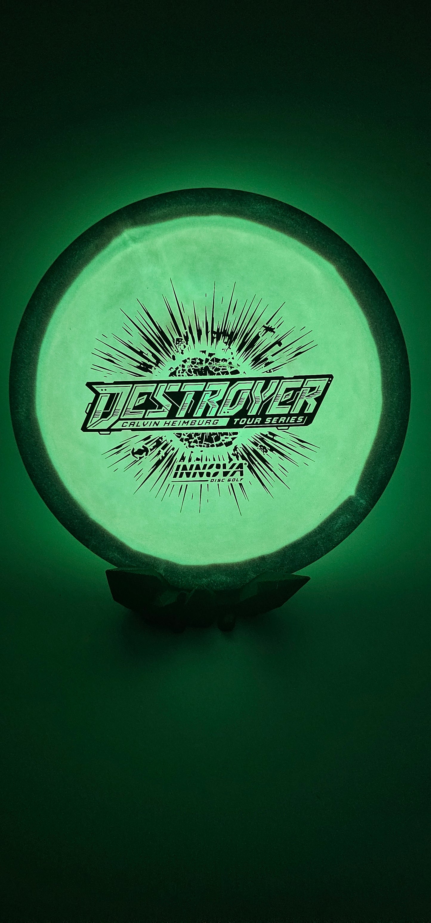 Innova - Destroyer - Proto Glow purple - Green glow - 173-175g - red foil