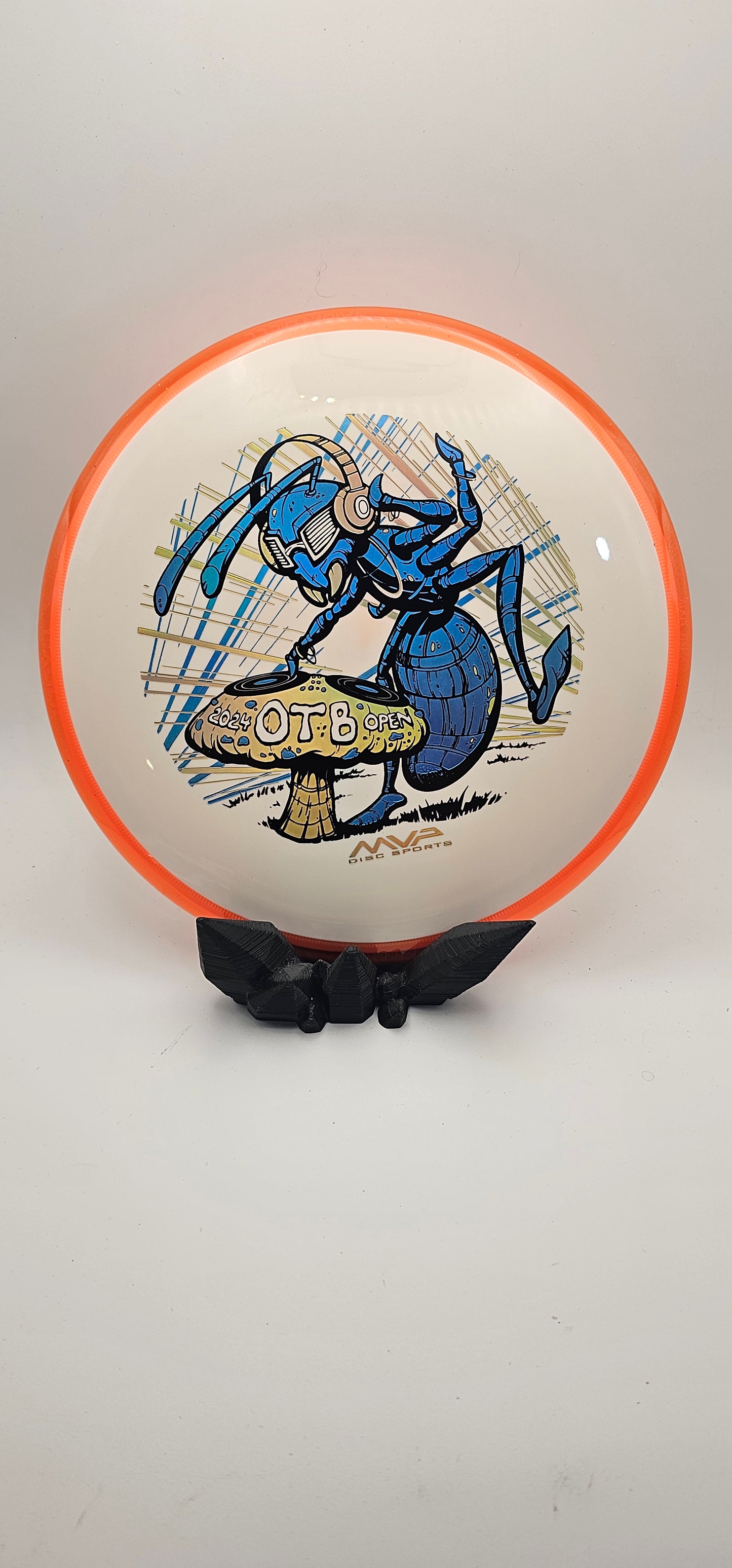Axiom - Trance - "Trants" OTB open release - neutron white/orange - 174g - blue/gold foil