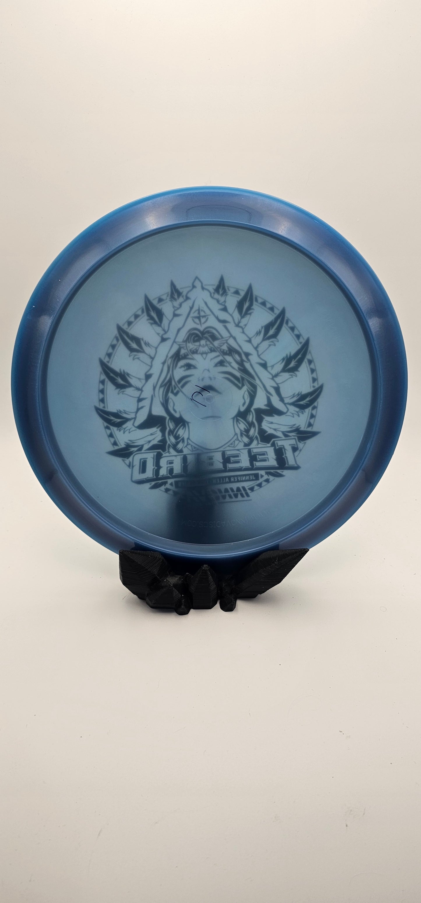 Innova - Teebird - Proto Glow Blue - 171g - Green glow - green foil - Jennifer Allen Stamp