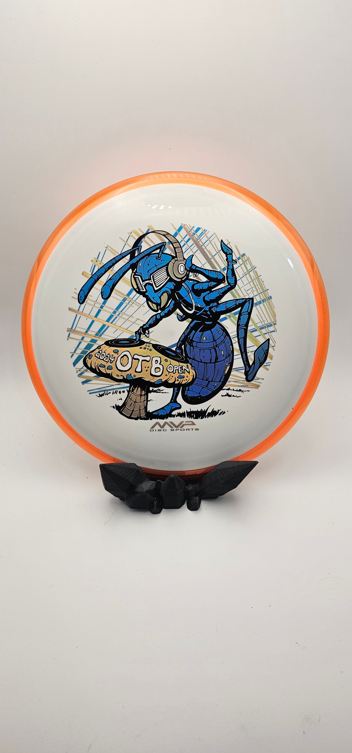 Axiom - Trance - "Trants" OTB open release - neutron white/orange - 174g - blue/gold foil