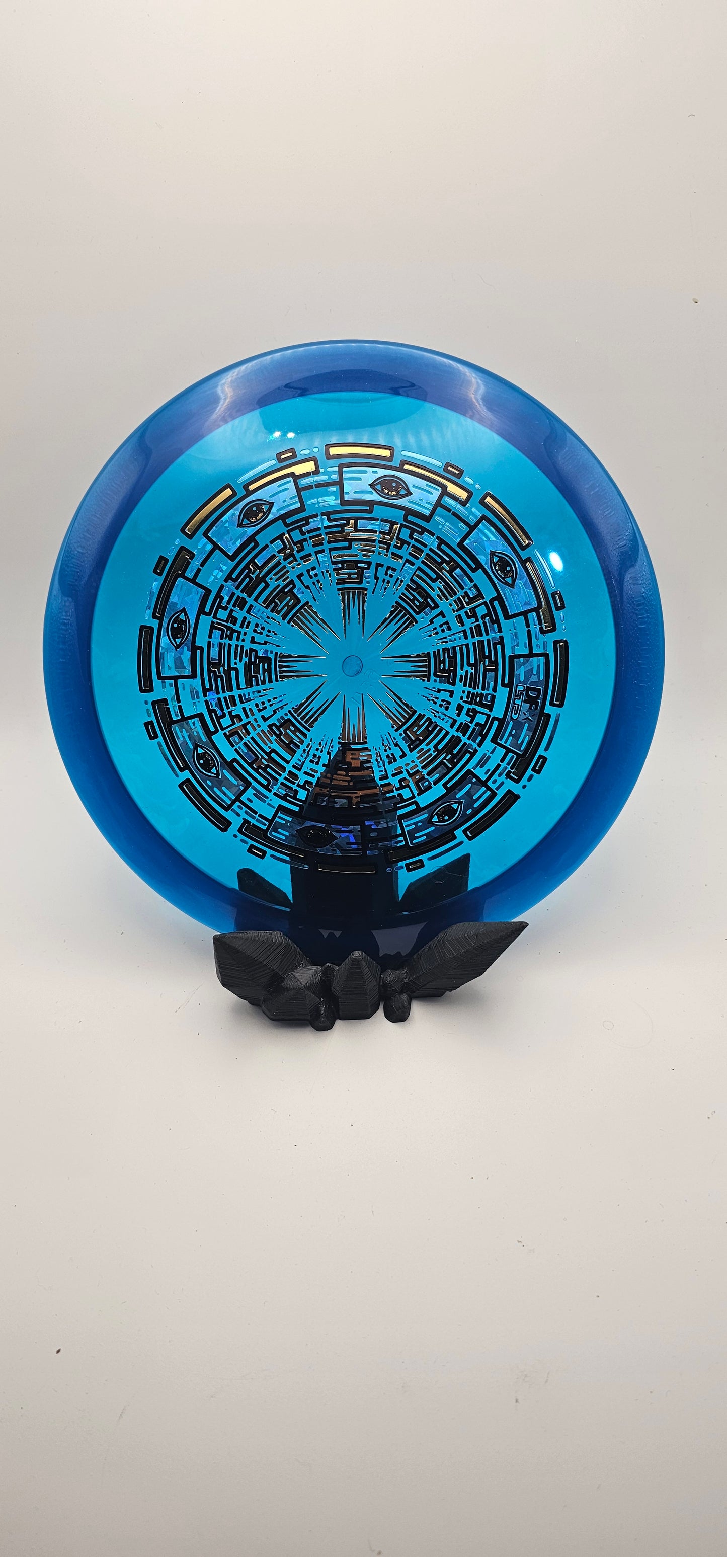 Thoughtspace - Nuance - Ethos Soft Blue - Ocular Flux by DFX - gold/black foil