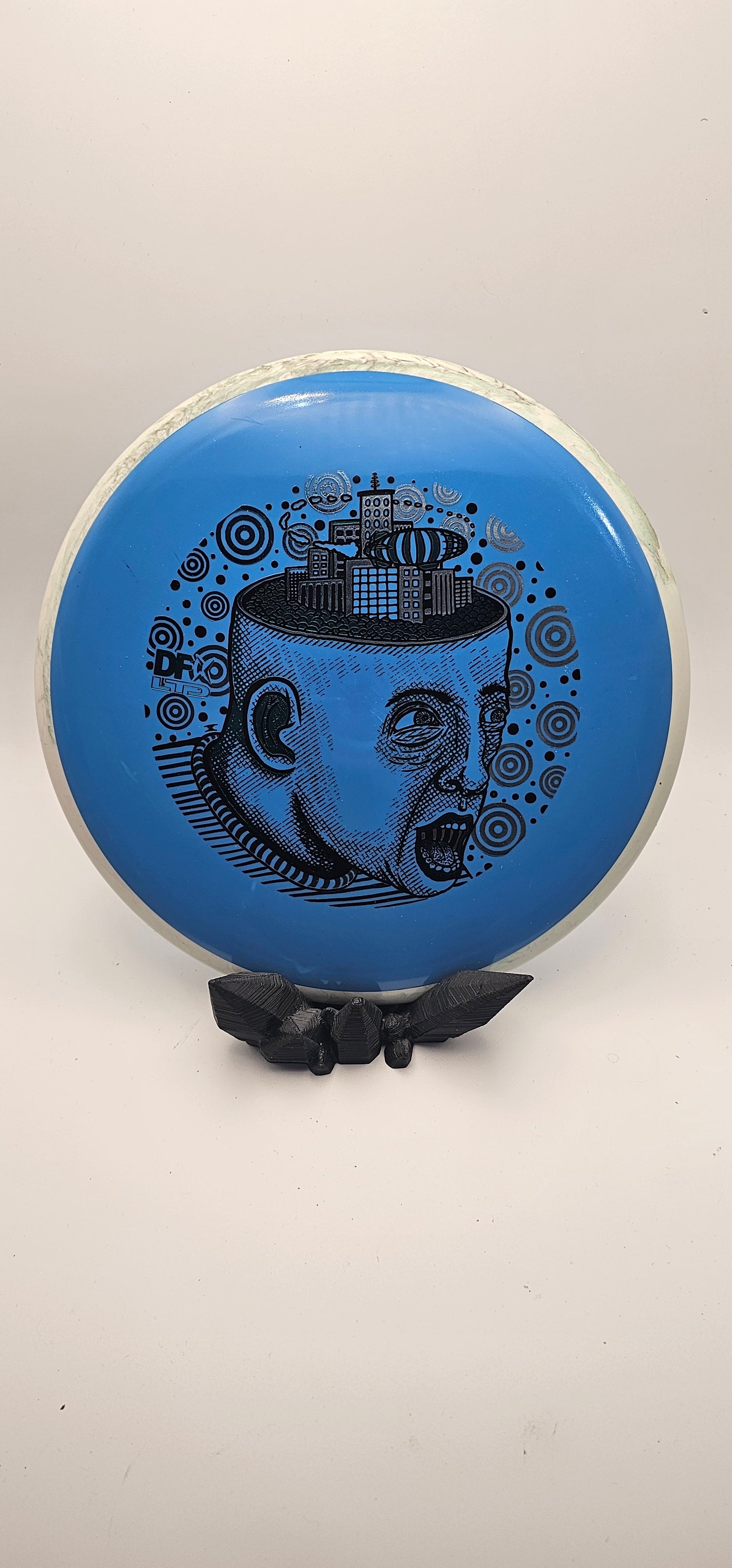 Axiom - Hex - Neutron Blue/gray - 176g - Mentalopolis by DFX - Blue/black foil