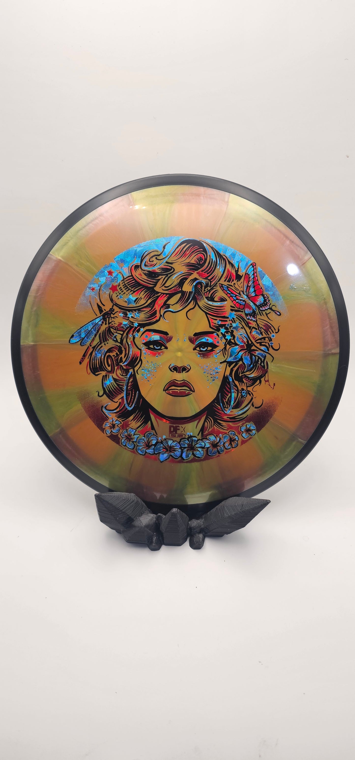 MVP - Servo - Plasma Orange/green - 162g - Wood Nymph by DFX - Red/Blue foil