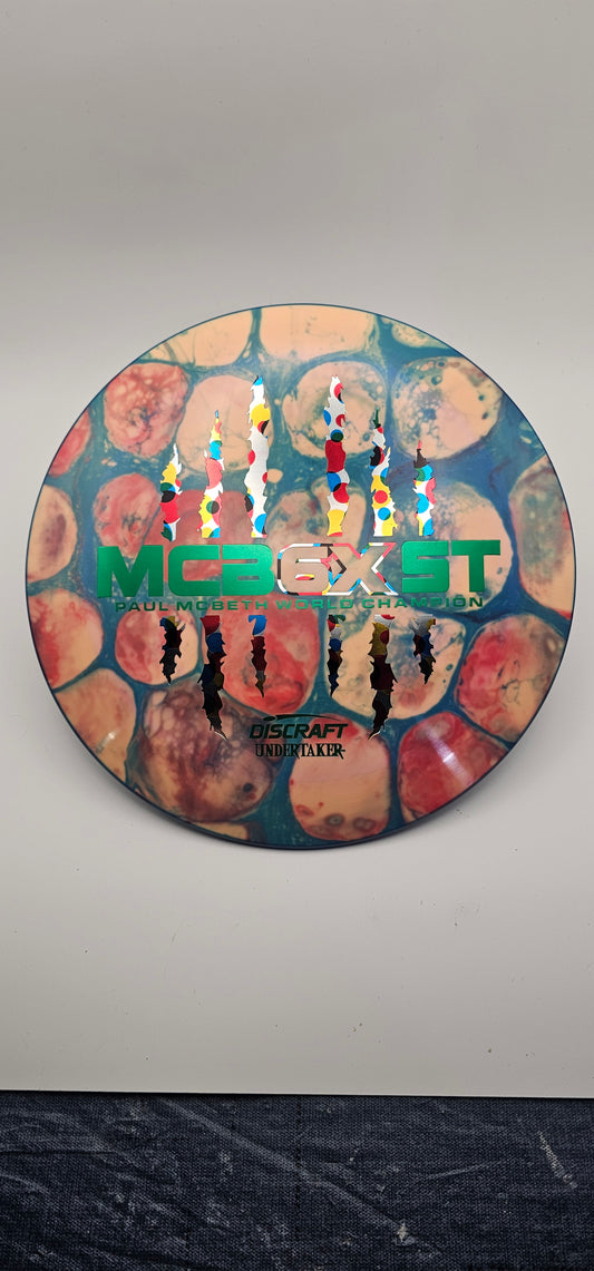 Discraft - 6x Claw Undertaker - ESP Dyed - green/wonderbread foil - 170-172g