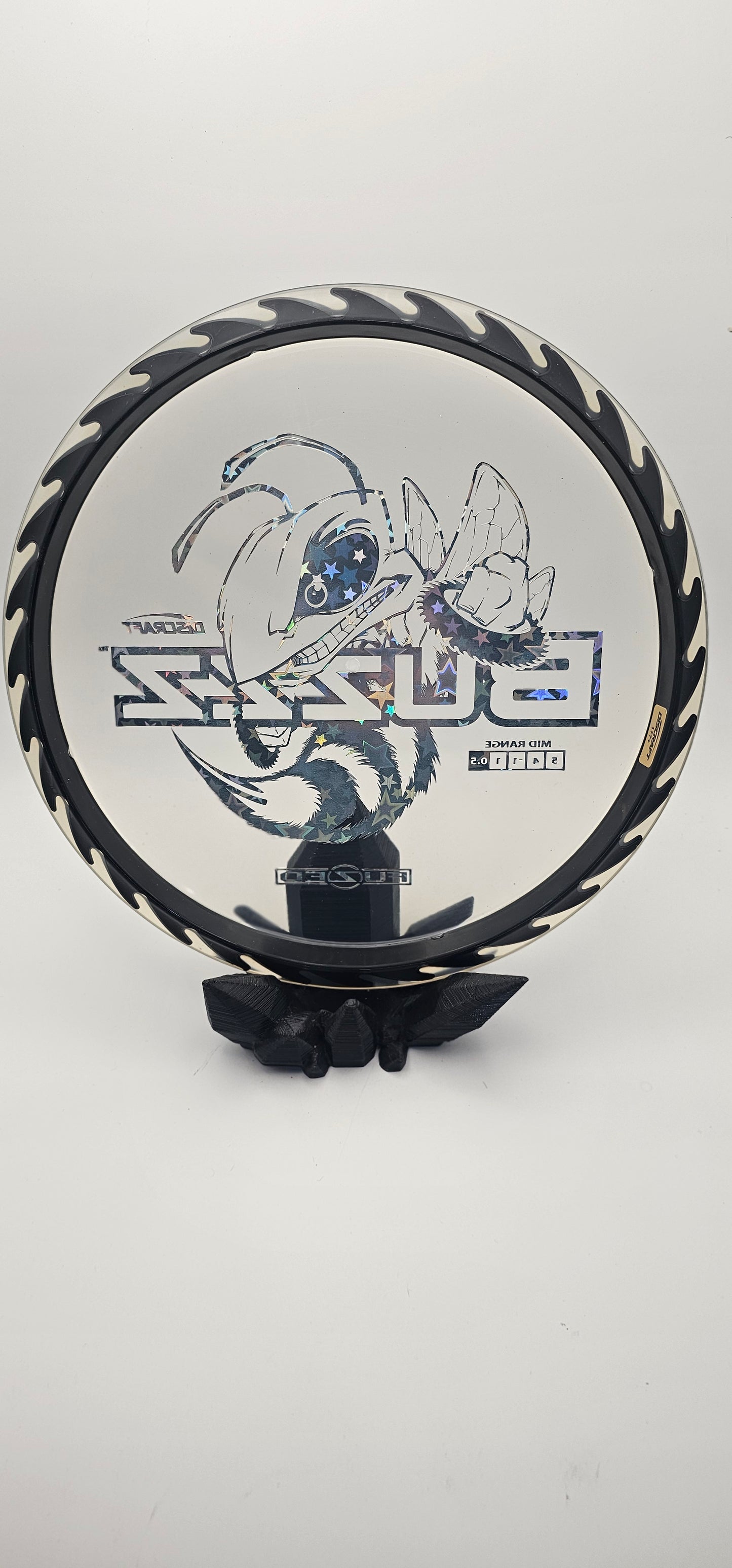 Discraft - FuZed Buzzz - Buzzzsaw - 177g+ - Clear Plate - Black Blades - Silver Star Stamp