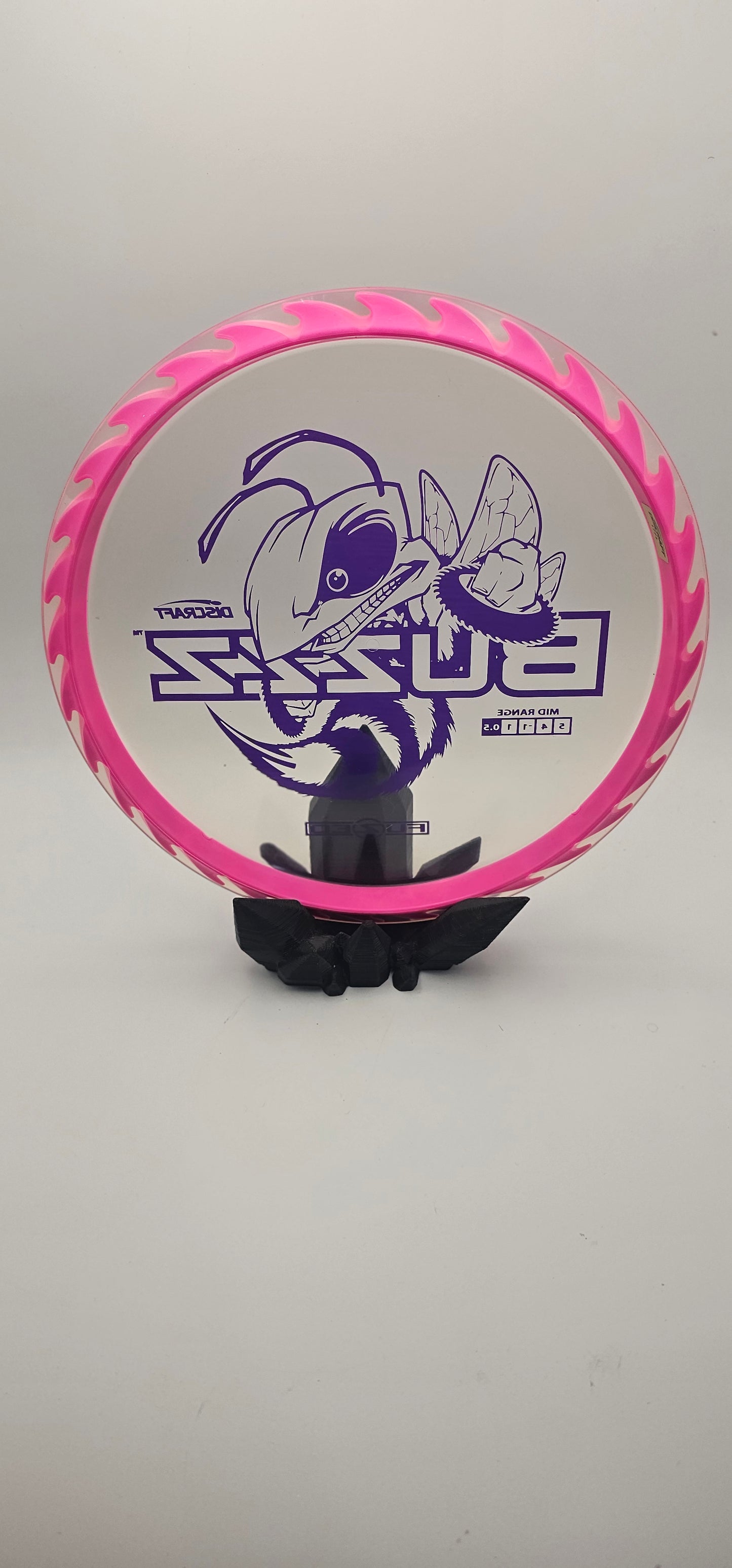 Discraft - FuZed Buzzz - Clear Plate - pink blades - Buzzzsaw - 177g+ - Purple Foil