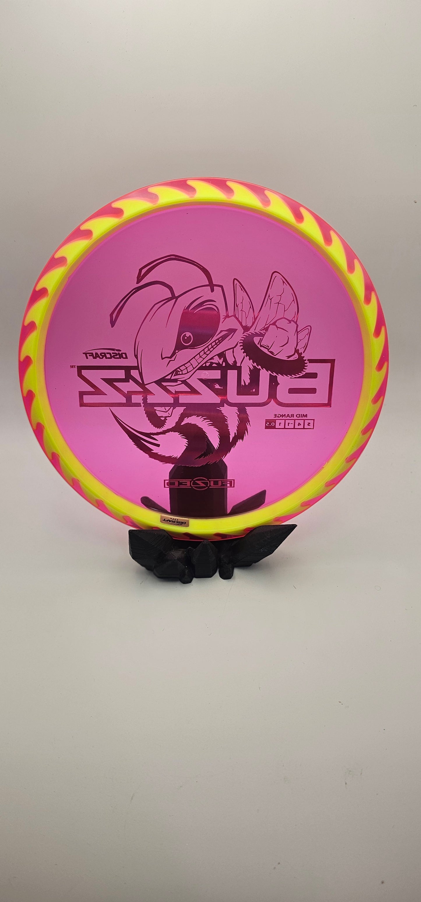 Discraft - FuZed Buzzz - Pink Plate - Yellow blades - Buzzzsaw - 177g+ - red foil