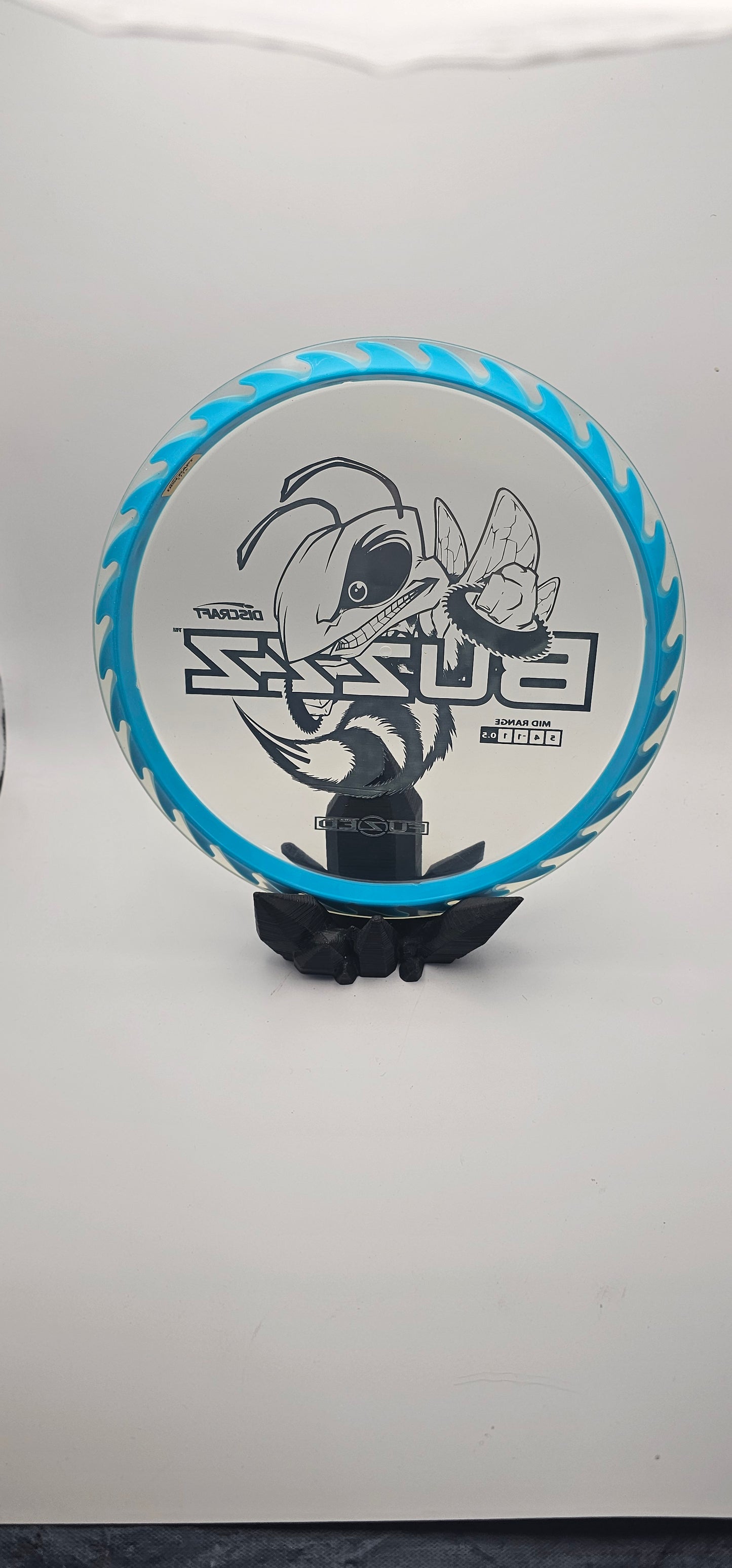 Discraft - FuZed Buzzz - Clear Plate - Blue blades - Buzzzsaw - 177g+ - rainbow foil