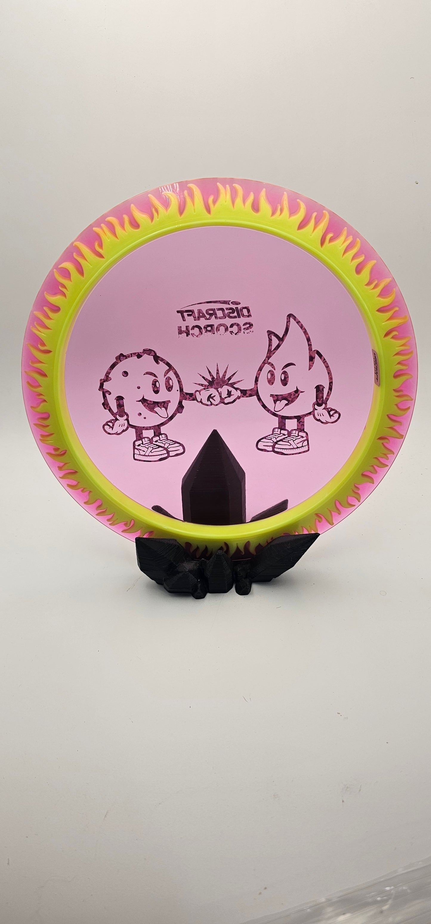 Discraft - Scorch - Pink Plate - dayglow flames- glo ring - 173-174g