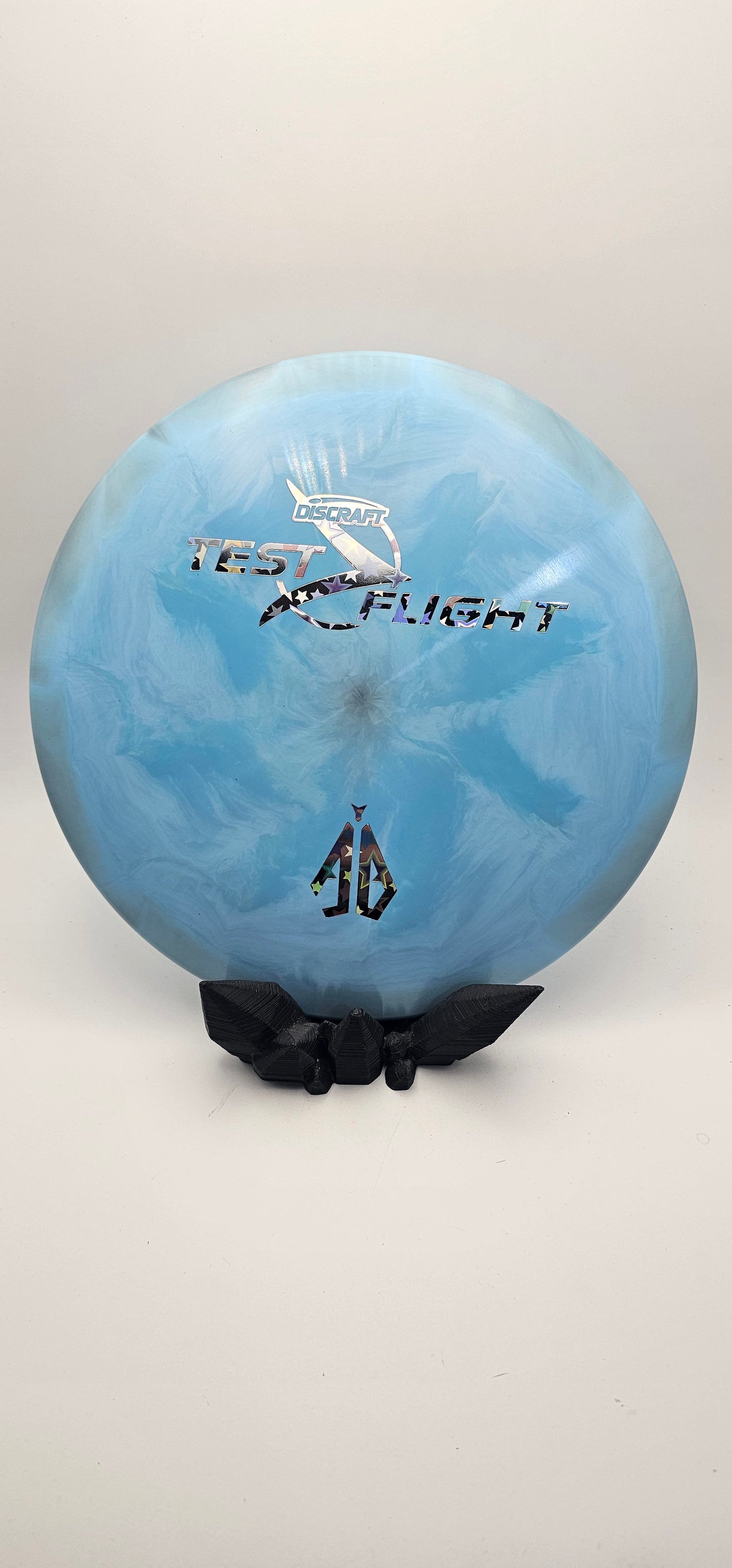 Discraft - Cigarra - Test Flight - 170-172g - Blue/light blue swirl - silver foil