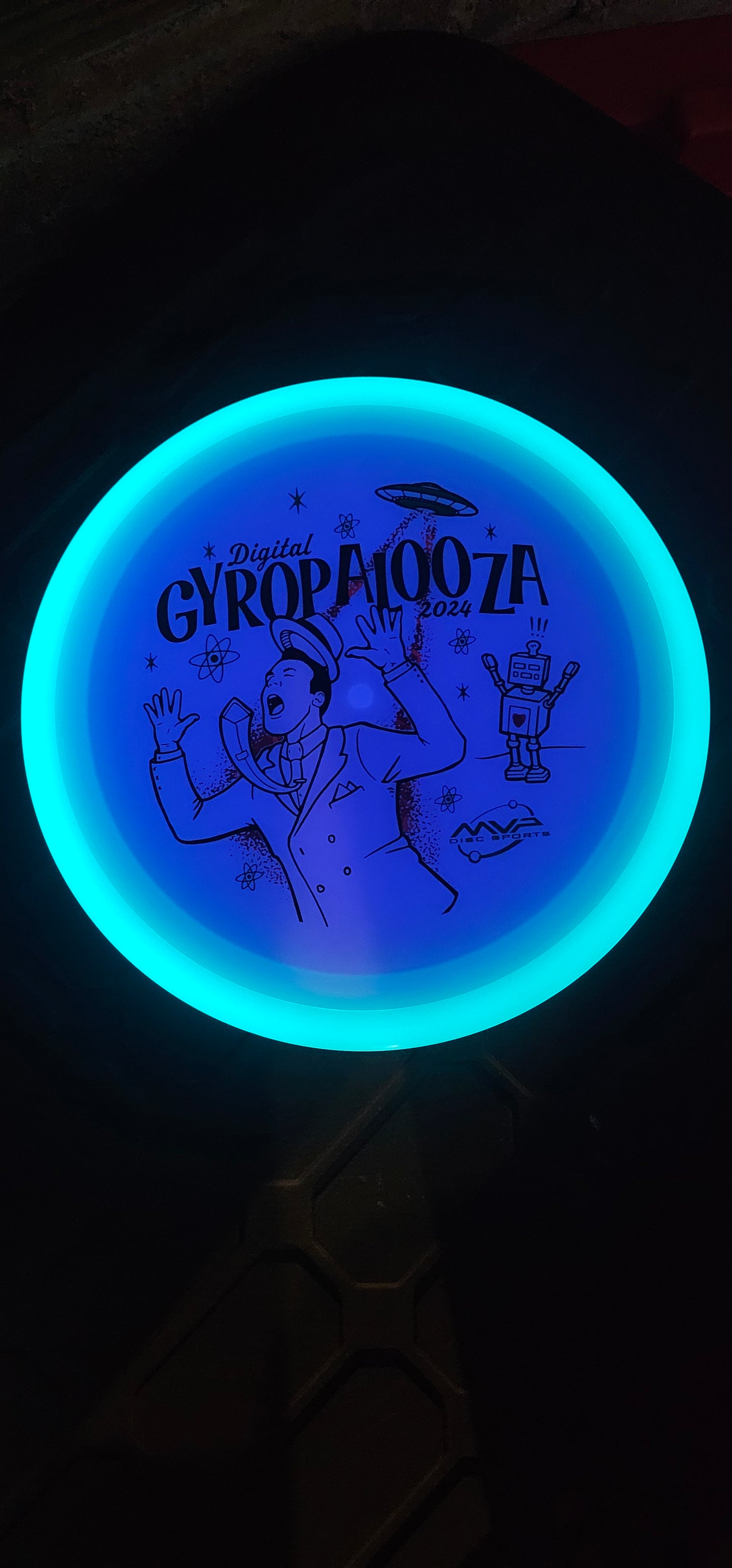 Axiom - Vanish - 174g - Eclipse Green/Purple - Gyropalooza 2024